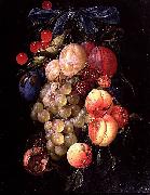 Cornelis de Heem A Garland of Fruit painting